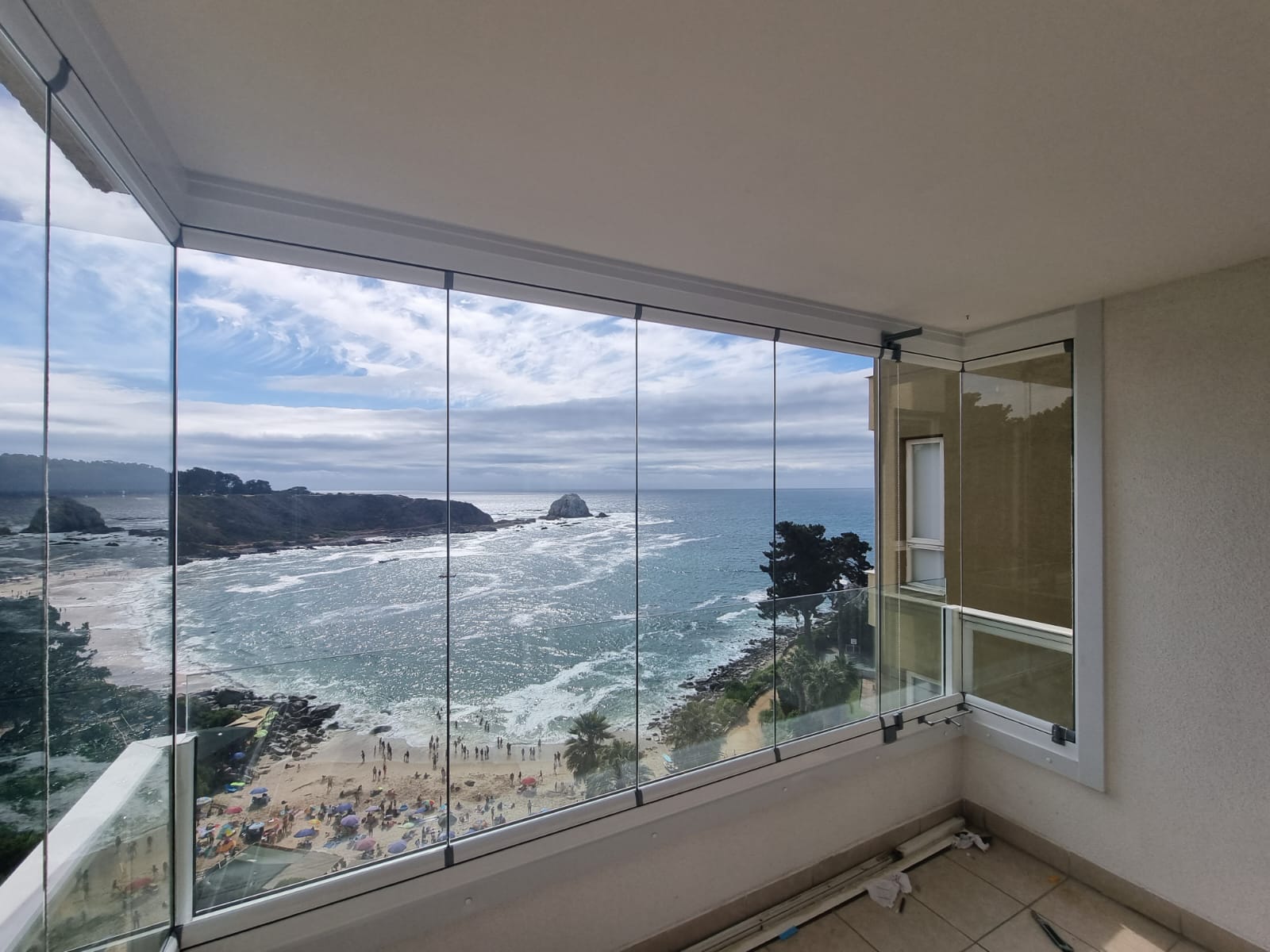 Cierre plegable panorámico